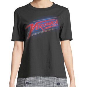 Veronica Beard "Veronica" Rhinestone Logo Tee